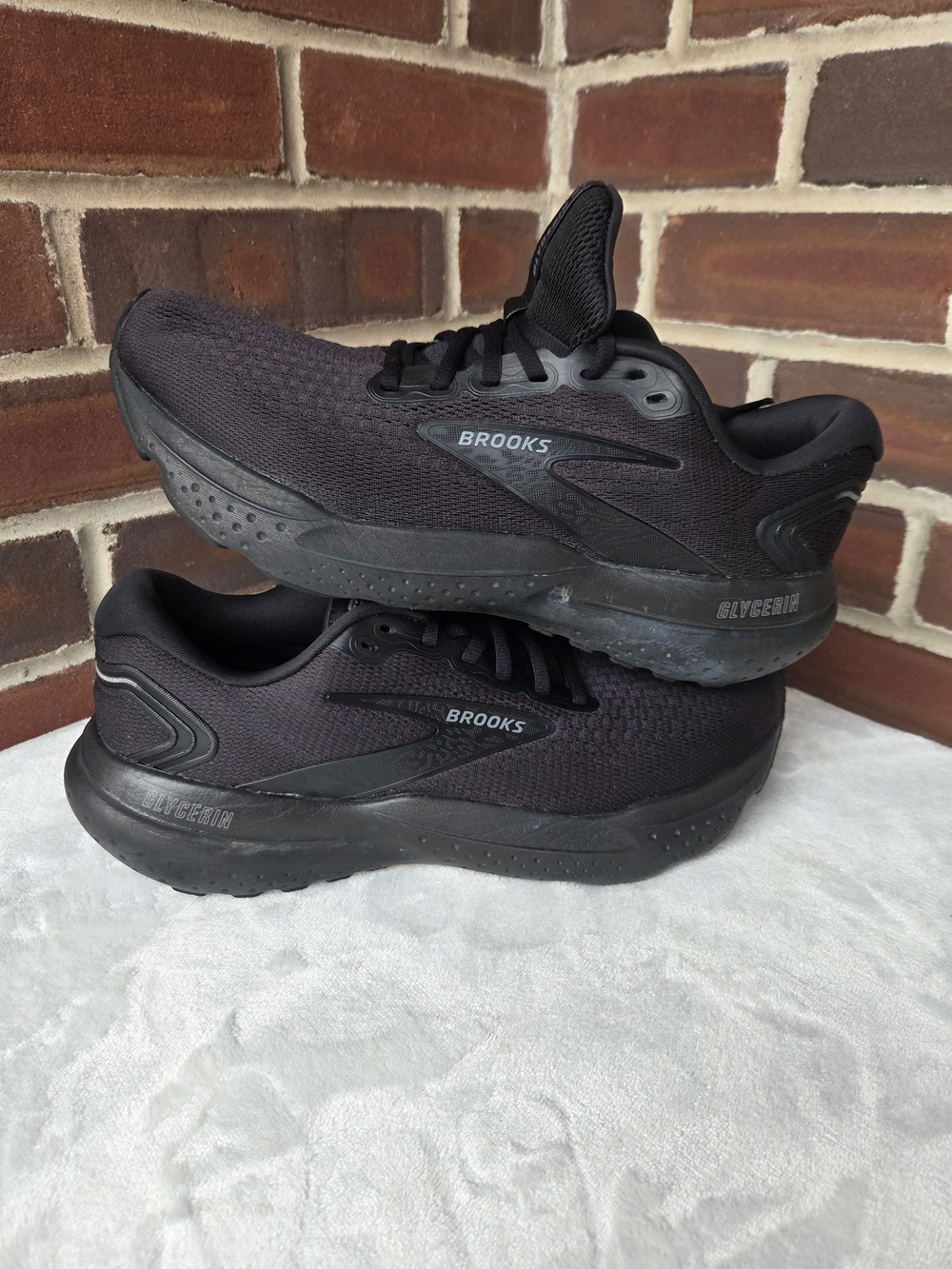 Brooks Glycerin 21 Black‎ Running Shoes Men's Size 9 D DNA LOFT v3 Sneakers